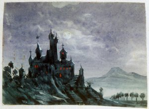Fantasy Castle in Moonlight I, 1820-1876