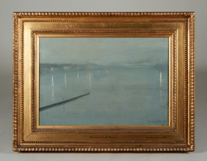 Dordrecht, Nizozemsko, v noci