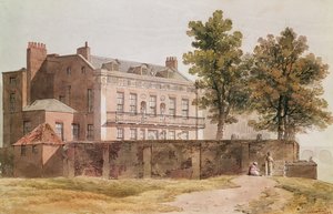 Pohled na Grosvenor House v Millbank, 1809 od George Shepherd