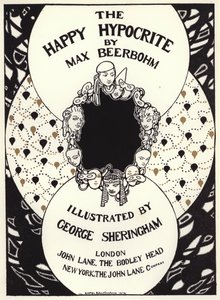 Ilustrace k filmu Šťastný pokrytec od Maxe Beerbohma (barevné lito) od George Sheringham