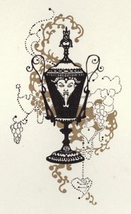 Ilustrace k filmu Šťastný pokrytec od Maxe Beerbohma (barevné lito) od George Sheringham