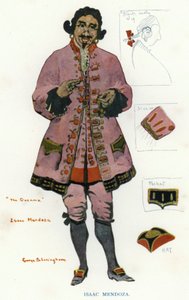 The Duena od Sheridana: Isaac Mendoza (barevné lito) od George Sheringham