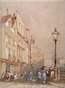 Pohled na Smithfield Market, City of London, 1844.
