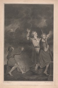 Západní okno kaple, New College Oxford, Klanění pastýřů, Z Betléma