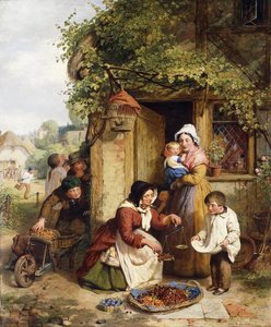 Prodejce třešní, 1856