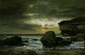 Marine, kolem 1874-75 od George Snr. Inness