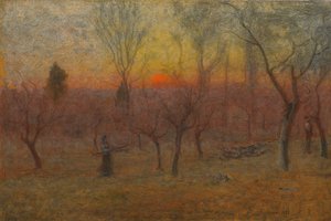 Gathering Wood, Montclair, New Jersey, 1889 od George Snr. Inness