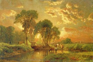 Medfield, Massachusetts od George Snr. Inness