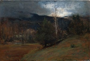 Listopad v Adirondacks, kolem roku 1885 od George Snr. Inness