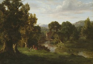 Starý mlýn, 1849 od George Snr. Inness