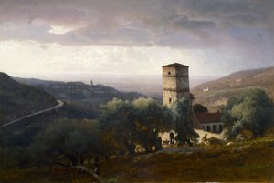 Pohled na Řím z Tivoli od George Snr. Inness