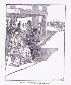 Padl na úpatí Acrisia z The Heroes vydané Georgem Allenem a Unwinem v roce 1929 od George Soper