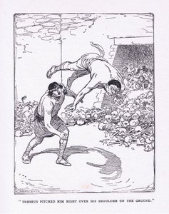 Moře ho položilo přímo přes rameno na zem, z The Heroes vydané Georgem Allenem a Unwinem 1929 od George Soper