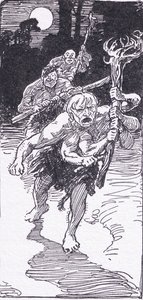 Zatímco spali, sestoupili strašliví muži z knihy Hrdinové, kterou vydali George Allen a Unwin v roce 1929 od George Soper