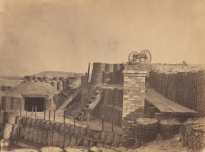 Opevnění Nedaleko Charlestonu, Jižní Karolína, ca. 1861. od George Stacy.