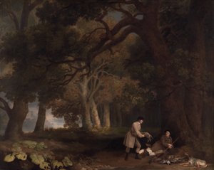 Odpočinek po střelbě, 1770. od George Stubbs