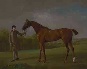 Lustre, v držení ženicha od George Stubbs