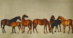 Klisny s filety od George Stubbs