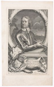 ?1653 Oliver Cromwell Lord protektor Anglie Skotsko a Irsko? od George Vertue