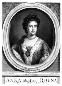 Anny, královny Velké Británie a Irska. od George Vertue