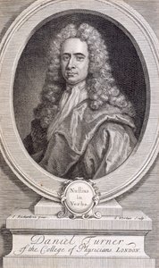 Daniel Turner, MD, LRCP, lékař, 1717 od George Vertue