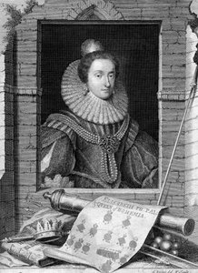 Alžběta Česká, c1700-1750. od George Vertue