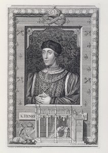 Jindřich VI. (1421-71) anglický král 1421-66 a 1470-71, podle portrétu v Kensingtonském paláci, vyrytý umělcem od George Vertue
