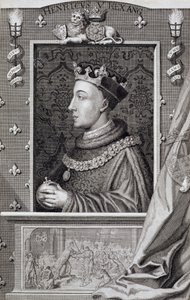 Jindřich V. (1387-1422), podle obrazu v Kensingtonském paláci od George Vertue