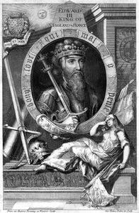 Anglický král Edward III., 18. století.