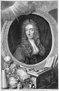 Robert Boyle, irský chemik a fyzik ze 17. století, 1739. od George Vertue