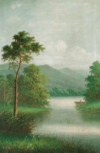 Loď na řece, 1801