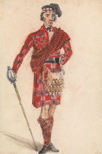 Skot s mečem; Moderní šaty Highland Chieftain