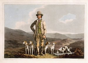 The Dog Breaker, rytina Roberta Havella staršího, vydáno 1814 Robinson and Son, Leeds