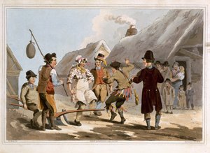 Bláznový pluh, vyrytý Robertem Havellem starším, publikoval 1814 Robinson a syn, Leeds
