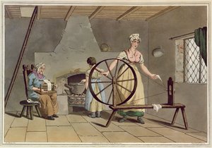 Woman Spinning, z 
