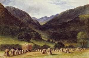 Harvest Time, Llyn Crafnant, Severní Wales, 1869