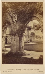 Fountains Abbey. Kapitulní síň.