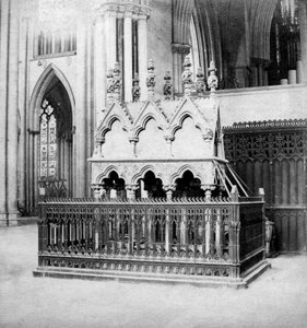 Památník Waltera de Grey, York Minster, York, Severní Yorkshire, počátek 20. století.