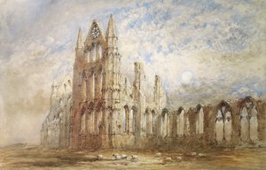 Whitby Abbey (wc na papíře)