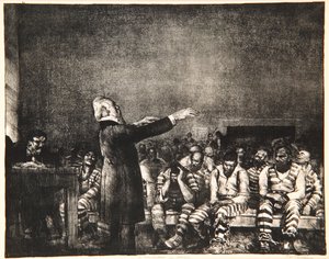 Požehnání v Gruzii, 1916 od George Wesley Bellows