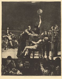 Mezi koly, velký, první kámen, 1916. od George Wesley Bellows