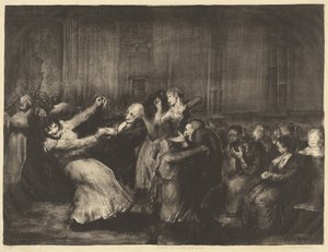 Tanec v blázinci, 1917. od George Wesley Bellows
