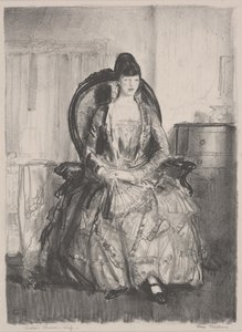 Emma na židli od George Wesley Bellows