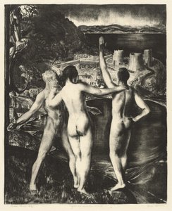 Lychnis a její synové, 1923. od George Wesley Bellows