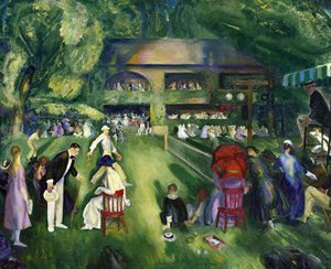 Realismus: Tenis v Newportu par Bellows, George (1882-1925) od George Wesley Bellows