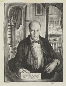 Autoportrét, 1921 od George Wesley Bellows