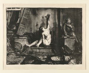 Cigareta z válečné série od George Wesley Bellows