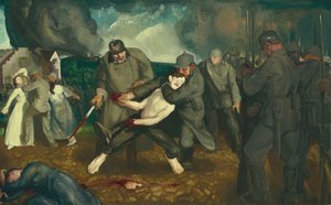 Příjezd Němců od George Wesley Bellows