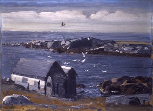 The Gulls, Monhegan, kolem roku 1913 od George Wesley Bellows