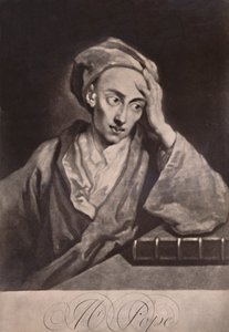 Alexander Pope, anglický básník a satirik, c1732 1894 od George White